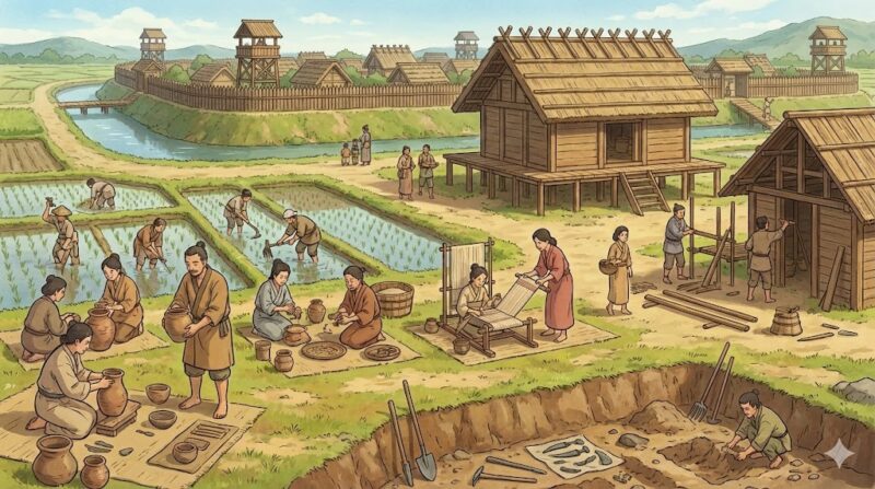 三国志と日本の時代に造られた遺跡が語る生活と実像