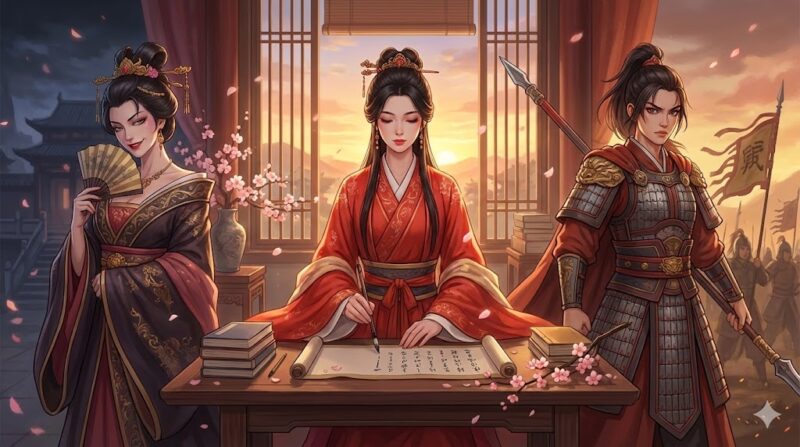 史実と演義で紐解く三国志女性一覧