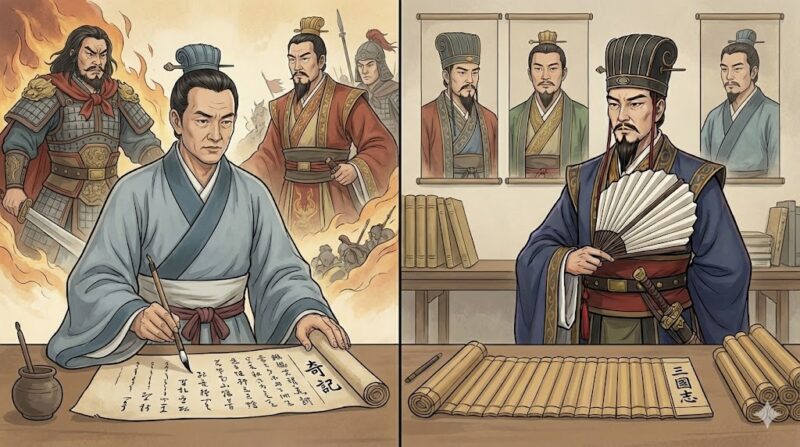 司馬遷の史記と三国志の著者の違い