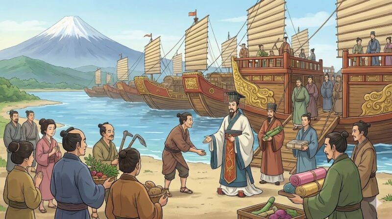 始皇帝の命で不老不死を求めた徐福伝説と技術移転